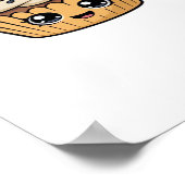 かわいい感謝カップケクラシックーキTシャツ ポスター (角)