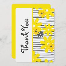 かわいい感謝カード 花柄の感謝のメモ