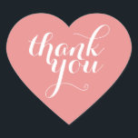 かわいい感謝ハートシールモダンシンプルサンゴ ハートシール<br><div class="desc">可愛い小さなTHANK YOUステッカーは、どんな大事な行事にも使用できる結婚-'s、赤ちゃんシャワー、出産発表、卒業式、手作り工芸品や小物包装用の衣類など。</div>