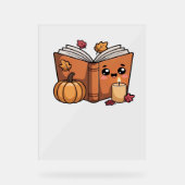 かわいい感謝本オーバーサイズTシャツ アクリルサイン (正面)