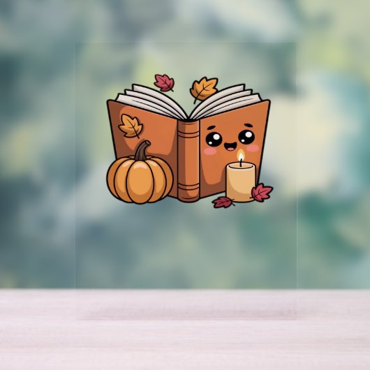 かわいい感謝本オーバーサイズTシャツ アクリルサイン (ニュートラル)