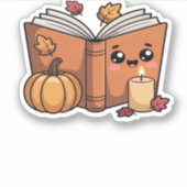 かわいい感謝本オーバーサイズTシャツ シール (正面)