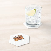 かわいい感謝本オーバーサイズTシャツ ペーパーコースター (インサイチュ)