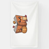 かわいい感謝本オーバーサイズTシャツ 横断幕 (縦)