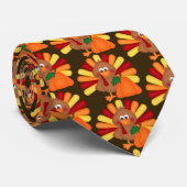 かわいい感謝祭のトルコの休日のタイ ネクタイ (ロール)