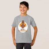 かわいい感謝祭の七面鳥の休日 Tシャツ (正面フル)