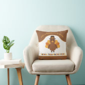 かわいい感謝祭の七面鳥 クッション (椅子)