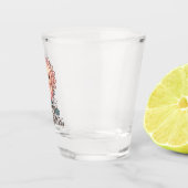 かわいい感謝祭の七面鳥 ショットグラス (右)