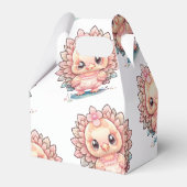 かわいい感謝祭の七面鳥 フェイバーボックス (裏面サイド)