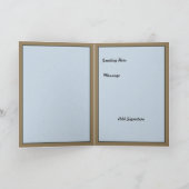 かわいい感謝祭の巡礼者の願い シーズンカード (内部)