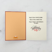 かわいい感謝祭の日サバイバルガイド シーズンカード (内部)