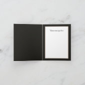 かわいい感謝祭トルコのカスタマイズ可能 シーズンカード (内部)