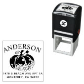 かわいい感謝祭ハロウィンカボチャ秋アドレス セルフインキングスタンプ (インサイチュ)