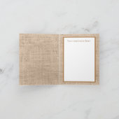 かわいい感謝祭格言追加気持ち シーズンカード (内部)