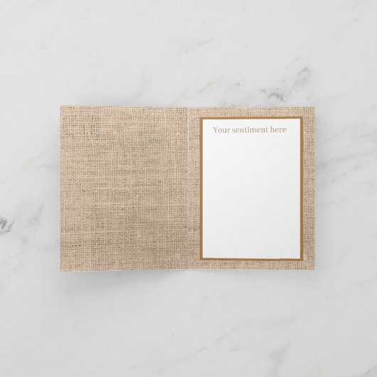 かわいい感謝祭格言追加気持ち シーズンカード (内部)