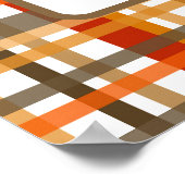 かわいい感謝祭格言 ポスター (角)