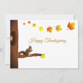 かわいい感謝祭 カード (正面)