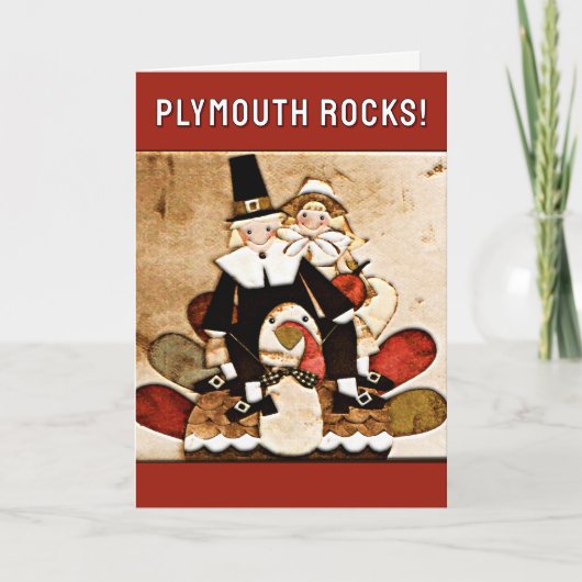 かわいい感謝祭 シーズンカード (正面)