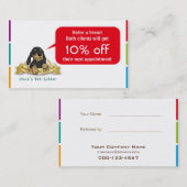 かわいい憂うつの紹介カード 紹介カード (正面/裏面)