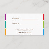 かわいい憂うつの紹介カード 紹介カード (裏面)