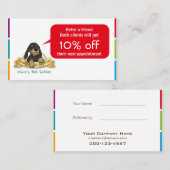 かわいい憂うつの紹介カード 紹介カード (正面/裏面)