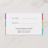 かわいい憂うつの紹介カード 紹介カード (裏面)