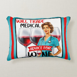 かわいい懐かしいナースピンナップが貿易アドバイス アクセントクッション