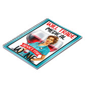 かわいい懐かしいナースピンナップが貿易アドバイス ノートブック (左側)