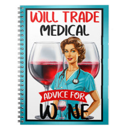 かわいい懐かしいナースピンナップが貿易アドバイス ノートブック