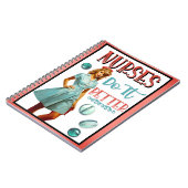 かわいい懐かしいナースピンナップナースの方が良い ノートブック (左側)