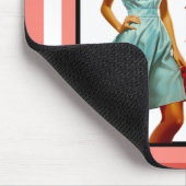 かわいい懐かしいナースピンナップナースの方が良い マウスパッド (コーナー)