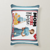 かわいい懐かしいナースピンナップママとナース アクセントクッション (裏面(縦))