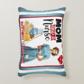 かわいい懐かしいナースピンナップママとナース アクセントクッション (正面(垂直))