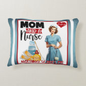 かわいい懐かしいナースピンナップママとナース アクセントクッション (裏面)
