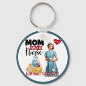 かわいい懐かしいナースピンナップママとナース キーホルダー (裏面)