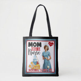 かわいい懐かしいナースピンナップママとナース トートバッグ
