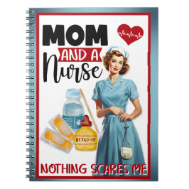 かわいい懐かしいナースピンナップママとナース ノートブック