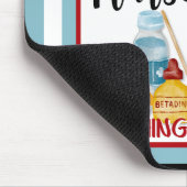 かわいい懐かしいナースピンナップママとナース マウスパッド (コーナー)