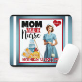 かわいい懐かしいナースピンナップママとナース マウスパッド (マウス)