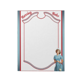 かわいい懐かしいナースピンナップ_ママとナース ノートパッド