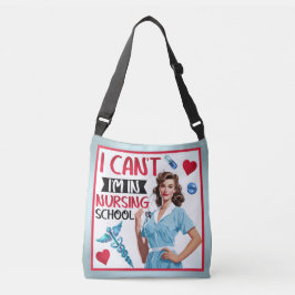 かわいい懐かしいナースピンナップ_私は看護学校にいる クロスボディバッグ