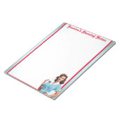 かわいい懐かしいナースピンナップ_私は看護学校にいる ノートパッド (アングル)