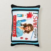 かわいい懐かしいナースピンナップfor a living アクセントクッション (裏面(縦))