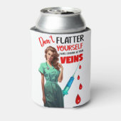 かわいい懐かしいナース_自分を引き立てない 缶クーラー (缶裏面)