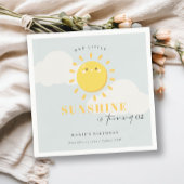 かわいい我々の小さなサンシャインブルーボーイエイジ誕生日 スタンダードカクテルナプキン