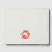 かわいい我々の小さなメロンレッドグリーン任意の年齢誕生日 ゲストブック (裏面)