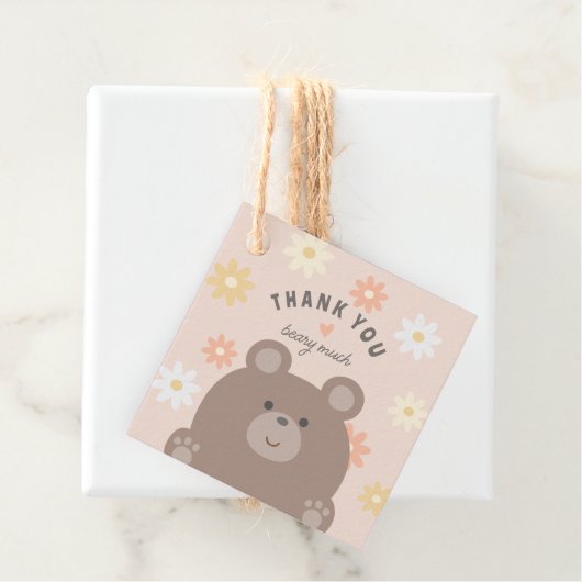 かわいい我々は心待ちできる女の子の赤ちゃんシャワーありがとう フェイバータグ (インサイチュ)