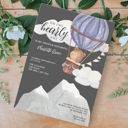 かわいい我々は赤ちゃんシャワーを待つ真摯に 招待状