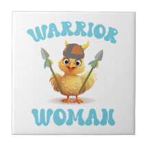 かわいい戦士の女性バイキングチキン