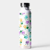 かわいい手と手のプリントパーソナライズされた ウォーターボトル (左面)